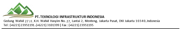 PT. Teknologi Infrastruktur Indonesia; 4 Positions